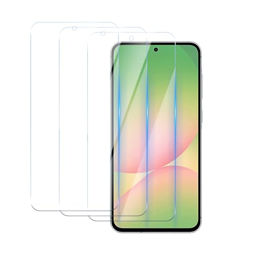 YUXINDZ 3 Stück Schutzfolie für Samsung Galaxy A56, Displayschutz Folie 9H Härte Anti-Kratzer, Bläschenfrei, HD Klar YUXINDZ 3 Stück Schutzfolie für Samsung Galaxy A56, Displayschutz Folie 9H Härte Anti-Kratzer, Bläschenfrei, HD Klar von YUXINDZ