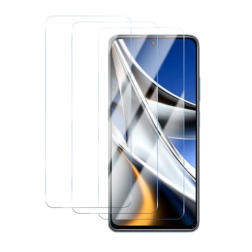 YUXINDZ 3 Stück Schutzfolie für Xiaomi Redmi Note 11 Pro/Poco X4 Pro 5G 6,67 Zoll, Displayschutz Folie 9H Härte Anti-Kratzer, Bläschenfrei, HD Klar von YUXINDZ