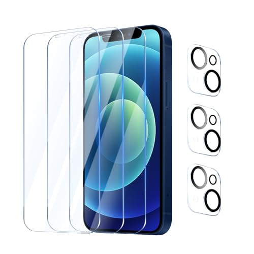 YUXINDZ 3 Stück Schutzfolie für iPhone 12 Mini 5,4 Zoll mit 3 Stück Kameraschutz, Displayschutz Kamera Schutz Folie 9H Härte Anti-Kratzer, Bläschenfrei, HD Klar YUXINDZ 3 Stück Schutzfolie für iPhone 12 Mini 5,4 Zoll mit 3 Stück Kameraschutz, Displayschutz Kamera Schutz Folie 9H Härte Anti-Kratzer, Bläschenfrei, HD Klar von YUXINDZ