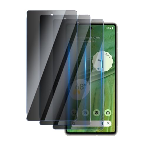 YUXINDZ 3 Stück Sichtschutz Schutzfolie für Google Pixel 7, Anti-Spy Displayschutz Folie Blickschutzfolie, 9H Härte, Anti-Kratzer, Bläschenfrei von YUXINDZ