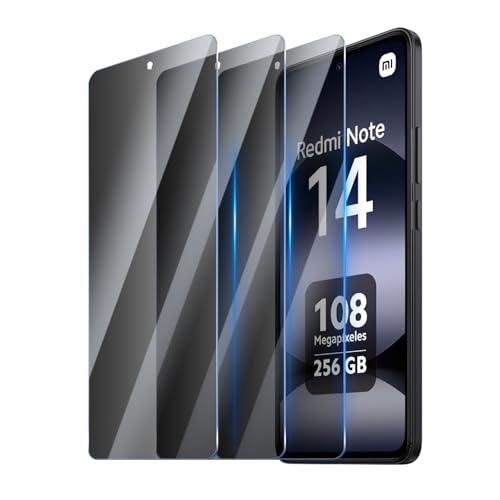 YUXINDZ 3 Stück Sichtschutz Schutzfolie für Xiaomi Redmi Note 14 4G/5G, Anti-Spy Displayschutz Folie Blickschutzfolie, 9H Härte, Anti-Kratzer, Bläschenfrei YUXINDZ 3 Stück Sichtschutz Schutzfolie für Xiaomi Redmi Note 14 4G/5G, Anti-Spy Displayschutz Folie Blickschutzfolie, 9H Härte, Anti-Kratzer, Bläschenfrei von YUXINDZ