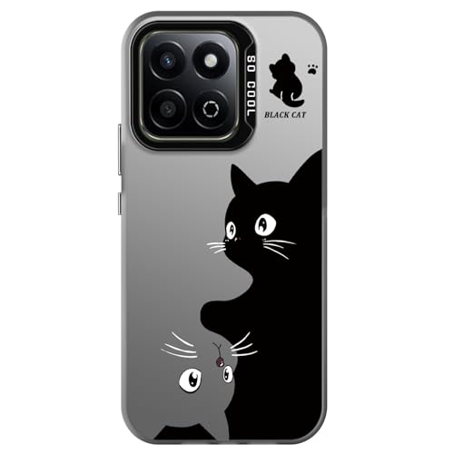 YUXING Handyhülle für Honor 200 Smart Hülle Ultra Dünn Stoßfeste Schutzhülle mit Blumen Tier Graffiti Art Muster Design Slim Bumper Case Cover, Cat YUXING Handyhülle für Honor 200 Smart Hülle Ultra Dünn Stoßfeste Schutzhülle mit Blumen Tier Graffiti Art Muster Design Slim Bumper Case Cover, Cat von YUXING