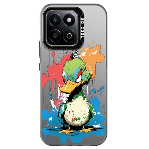 YUXING Handyhülle für Honor 200 Smart Hülle Ultra Dünn Stoßfeste Schutzhülle mit Blumen Tier Graffiti Art Muster Design Slim Bumper Case Cover, Duck YUXING Handyhülle für Honor 200 Smart Hülle Ultra Dünn Stoßfeste Schutzhülle mit Blumen Tier Graffiti Art Muster Design Slim Bumper Case Cover, Duck von YUXING