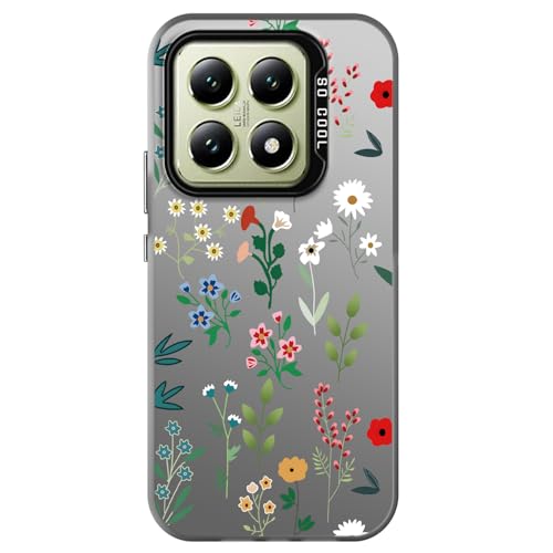 YUXING Handyhülle für Xiaomi 14T 5G Hülle Ultra Dünn Stoßfeste Schutzhülle mit Blumen Tier Graffiti Art Muster Design Slim Bumper Case Cover, Flower YUXING Handyhülle für Xiaomi 14T 5G Hülle Ultra Dünn Stoßfeste Schutzhülle mit Blumen Tier Graffiti Art Muster Design Slim Bumper Case Cover, Flower von YUXING