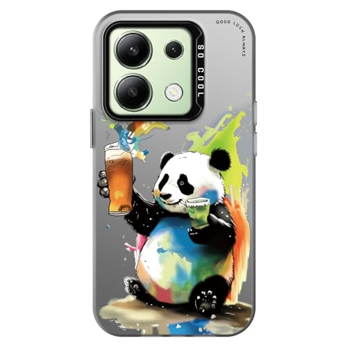 YUXING Handyhülle für Xiaomi Redmi Note 13 4G Hülle Ultra Dünn Stoßfeste Schutzhülle mit Blumen Tier Graffiti Art Muster Design Slim Bumper Case Cover, Panda YUXING Handyhülle für Xiaomi Redmi Note 13 4G Hülle Ultra Dünn Stoßfeste Schutzhülle mit Blumen Tier Graffiti Art Muster Design Slim Bumper Case Cover, Panda von YUXING