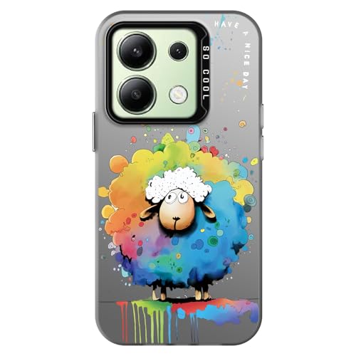 YUXING Handyhülle für Xiaomi Redmi Note 13 4G Hülle Ultra Dünn Stoßfeste Schutzhülle mit Blumen Tier Graffiti Art Muster Design Slim Bumper Case Cover, Sheep YUXING Handyhülle für Xiaomi Redmi Note 13 4G Hülle Ultra Dünn Stoßfeste Schutzhülle mit Blumen Tier Graffiti Art Muster Design Slim Bumper Case Cover, Sheep von YUXING