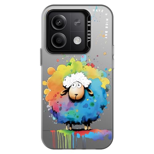 YUXING Handyhülle für Xiaomi Redmi Note 13 5G Hülle Ultra Dünn Stoßfeste Schutzhülle mit Blumen Tier Graffiti Art Muster Design Slim Bumper Case Cover, Sheep YUXING Handyhülle für Xiaomi Redmi Note 13 5G Hülle Ultra Dünn Stoßfeste Schutzhülle mit Blumen Tier Graffiti Art Muster Design Slim Bumper Case Cover, Sheep von YUXING