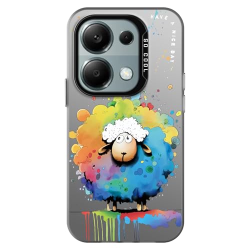 YUXING Handyhülle für Xiaomi Redmi Note 13 Pro 4G / Poco M6 Pro 4G Hülle Ultra Dünn Stoßfeste Schutzhülle mit Blumen Tier Graffiti Art Muster Design Slim Bumper Case Cover, Sheep YUXING Handyhülle für Xiaomi Redmi Note 13 Pro 4G / Poco M6 Pro 4G Hülle Ultra Dünn Stoßfeste Schutzhülle mit Blumen Tier Graffiti Art Muster Design Slim Bumper Case Cover, Sheep von YUXING