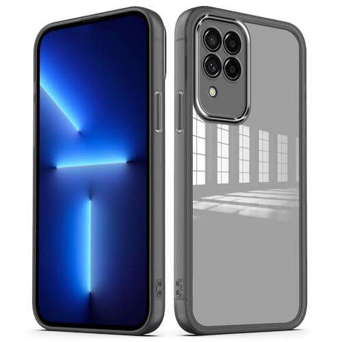 YUXING Hülle für Samsung Galaxy M53 5G Handyhülle Transparente mit Kameraschutz Folie Ultra Dünnes Schutzhülle Bumper Slim Case Back Cover - Schwarz YUXING Hülle für Samsung Galaxy M53 5G Handyhülle Transparente mit Kameraschutz Folie Ultra Dünnes Schutzhülle Bumper Slim Case Back Cover - Schwarz von YUXING