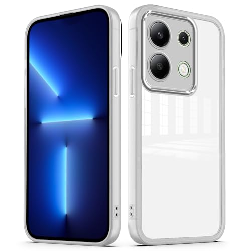 YUXING Hülle für Xiaomi Redmi Note 13 4G Handyhülle Transparente mit Kameraschutz Folie Ultra Dünnes Schutzhülle Bumper Slim Case Back Cover - Weiß YUXING Hülle für Xiaomi Redmi Note 13 4G Handyhülle Transparente mit Kameraschutz Folie Ultra Dünnes Schutzhülle Bumper Slim Case Back Cover - Weiß von YUXING