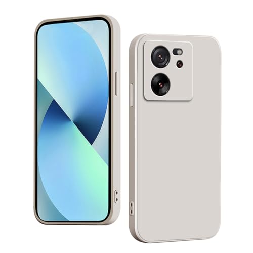 YUXING Silikon Hülle für Xiaomi 13T / Xiaomi 13T Pro, Mode Muster Niedlich Handyhülle, Stoßfest, rutschfest, Langlebige, Ultra Dünn Schutzhülle (Weiss) von YUXING