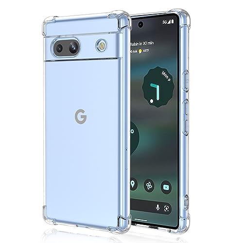 YUXING Transparente Hülle für Google Pixel 6a - Cute Cool Muster Design Dünn Schutzhülle Weiche Clear TPU Stoßfester Bumper HandyHülle (Transparent) von YUXING