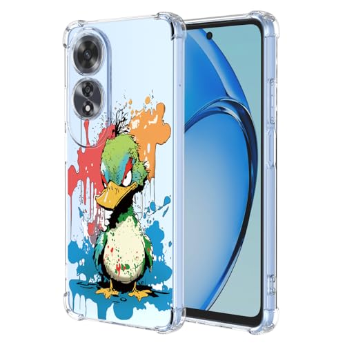 YUXING Transparente Hülle für Honor 400 Pro - Cute Cool Muster Design Dünn Schutzhülle Weiche Clear TPU Stoßfester Bumper HandyHülle (Duck) von YUXING