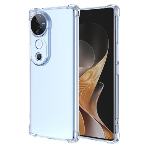 YUXING Transparente Hülle für Vivo V40 5G - Cute Cool Muster Design Dünn Schutzhülle Weiche Clear TPU Stoßfester Bumper HandyHülle (Transparent) von YUXING