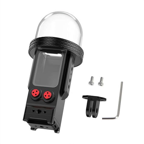 Wasserdichtes Gehäuse, 80 m, Unterwasser-Tauchgehäuse, Schutzgehäuse mit Halterung, Zubehör für D-JI Osmo Pocket 3, magnetische Schnellinstallation von YUYQAQ
