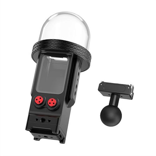 Wasserdichtes Gehäuse, 80 m, Unterwasser-Tauchgehäuse, Schutzgehäuse mit Halterung, Zubehör für D-JI Osmo Pocket 3, magnetische Schnellinstallation von YUYQAQ