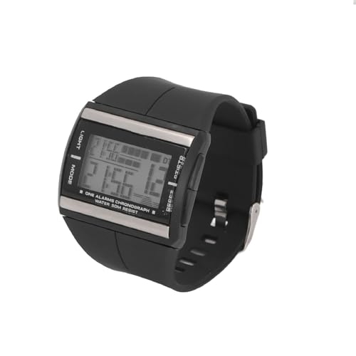 Digitale Sportuhr, 7 LED, 50 M Wasserdicht, wasserdichte Outdoor Sportuhr mit Stoppuhr, Kautschukarmband Armbanduhr für Jungen, Mädchen, Teenager Digitale Sportuhr, 7 LED, 50 M Wasserdicht, wasserdichte Outdoor Sportuhr mit Stoppuhr, Kautschukarmband Armbanduhr für Jungen, Mädchen, Teenager von YUYTE