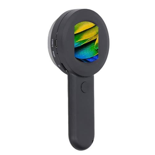 Handheld -Mikroskop 50 -facher Vergrößerung, 2 Zoll Bildschirm, 16 MP Kamera Zum Reparieren von Lesen, Taschenlötmikroskopkamera, Kinderwissenschaft Pädagogischer Spaß Am (128GB) von YUYTE