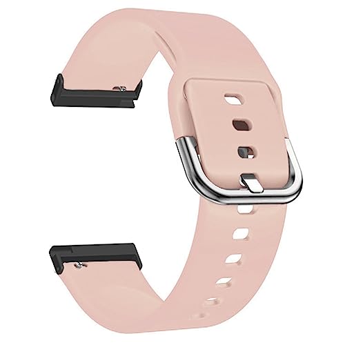 YUYTE Verstellbares Silikon-Smartwatch-Armband-Zubehör für Suunto7, Spartan HR Baro und D5i mit Bequemem und Schweißfestem Ersatz-Uhrenarmband (Rosa) von YUYTE