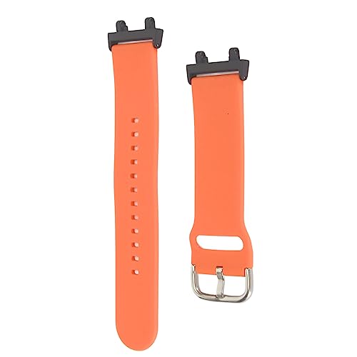 YUYTE Weiches Silikon-Uhrenarmband, Smartwatch-Armband A Tch für 7 Pro für Fitnessstudio, Fitness, Laufen, Büroarbeit (Orange) von YUYTE