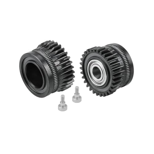 Für K1 MAX Ganzmetall-Filament-Antriebsgetriebe, K1C Extruder-Getriebe-Kits, DLC-beschichtetes vernickeltes Getriebe mit hoher Härte für Creality K1/K1 MAX/K1C 3D-Drucker-Zubehörteile von YUYUEMI