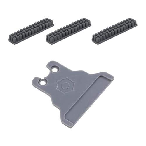 K1 MAX Düsenbürsten-Ersatz-Set für Creality K1 MAX Düse, Silikonbürste mit Halterung, Hotbed montiertes Silikon-Wischer-Reinigungswerkzeug von YUYUEMI