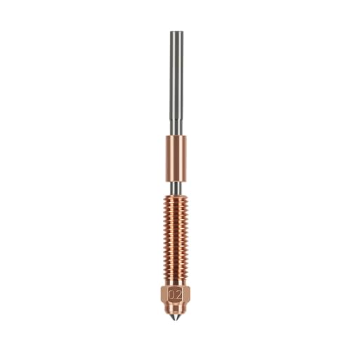 K1C-Düsen, Einhorn-Schnellwechseldüse, 0,2/0,4/0,6/0,8/1,0 mm, Kupferlegierung und gehärtete Stahldüse, hochtemperaturbeständige Düsen für Ender-3 V3 K1C K1 Max 3D-Drucker (0,2 mm) von YUYUEMI