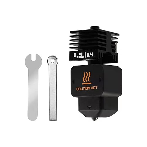 YUYUEMI 3D-Drucker-Hotend für Bambu Lab H2D/A1/A1 Mini-Druckkopf-Extruder-Kit mit 0,4 mm gehärteter Stahldüse, A1 Mini High-Flow Hot End (0,4 mm) von YUYUEMI