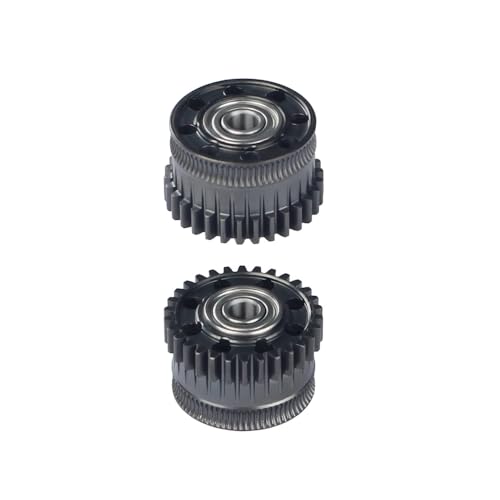 YUYUEMI K2 Plus Extrudergetriebe für Creality K2 Plus 3D-Drucker-Antriebsgetriebe, vernickeltes Extrusionsgetriebe von YUYUEMI