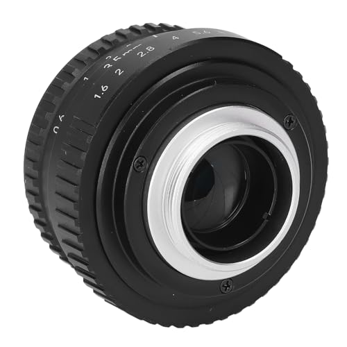 35-mm-Objektiv mit Manueller Fokussierung und Großer Blende, Tragbares APS-F1.6-C-Mount-Kameraobjektiv für APS-C-Kameras 35-mm-Objektiv mit Manueller Fokussierung und Großer Blende, Tragbares APS-F1.6-C-Mount-Kameraobjektiv für APS-C-Kameras von YWBL-WH