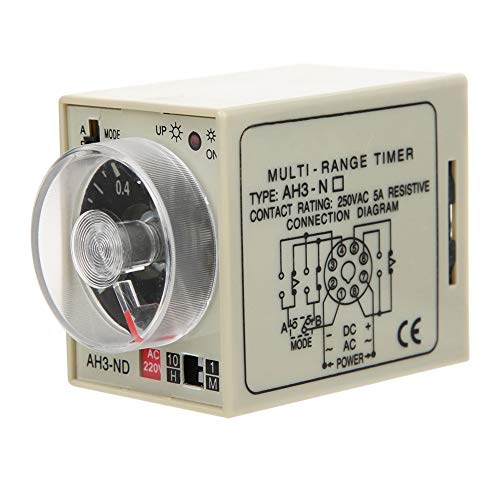 AH3 ND Mini Multi -Zeit -Periode Einstellbare Leistung des Verzögerungs -Timers Doppelmodus AC220V für Werkzeugmaschinen Metallurgie Chemikalie AH3 ND Mini Multi -Zeit -Periode Einstellbare Leistung des Verzögerungs -Timers Doppelmodus AC220V für Werkzeugmaschinen Metallurgie Chemikalie von YWBL-WH