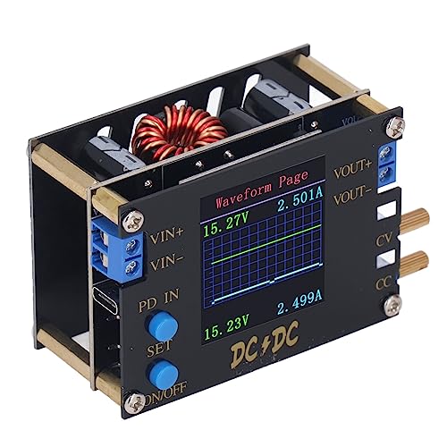 DC Buck Boost Converter CC CV Netzteilmodul Einstellbarer Buck Boost Converter Spannungsregler 4A 50W von YWBL-WH