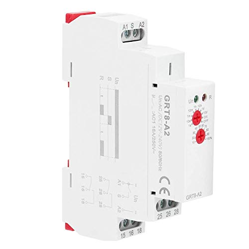 Din-Schienen-Zeitrelais AC/DC12V-240V mit einer Funktion Industrielle Steuerung Selbstzeitrelais GRT8-A2 Ip20 von YWBL-WH