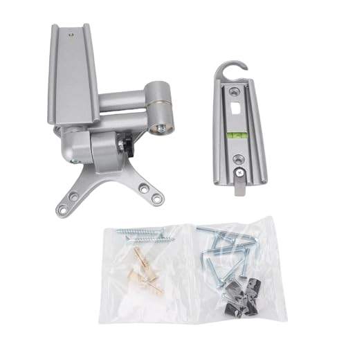 Großer Bildschirmanzeigearm, Wandmontierte TV -Aluminium -Legierungsarm für Bildschirme mit Kabelmanagement, 18 Kg Belastungskapazität, von YWBL-WH