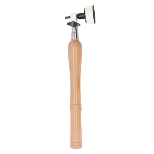 Hand-Schüsselschleifer, Holzgriff-Schüsselschleifer-Set, Doppellagerkopf, 50 Stück Schleifscheiben mit 1 Zoll und 2 Zoll Pads Hand-Schüsselschleifer, Holzgriff-Schüsselschleifer-Set, Doppellagerkopf, 50 Stück Schleifscheiben mit 1 Zoll und 2 Zoll Pads von YWBL-WH