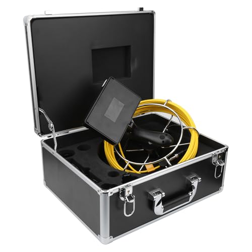 Industrial Rohrabwasserkanal Inspektion Videokamera 5in IP68 Wasserdicht mit 8 LED -Licht für Hausbesitzer und Rohrreparaturen (F5P17-20M) von YWBL-WH
