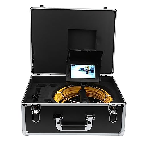 Industrial Rohrabwasserkanal Inspektion Videokamera 5in IP68 Wasserdicht mit 8 LED -Licht für Hausbesitzer und Rohrreparaturen (F5P17-40M) von YWBL-WH