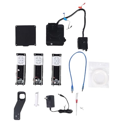 K9 3D -Drucker, Schnellerwärmung, 4x4x4in -Build -Größe, 32 -Bit -64 -Bit -Druckmaschine, Automatisches Schneiden, Mm, Pla TPU 1,75 Mm Filament, Speicherkarte (EU-Stecker) von YWBL-WH