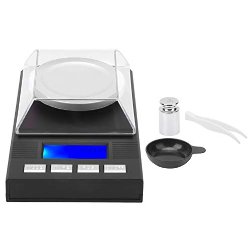 Mini Portable Balance Digitale hochpräzise elektronische Waage Schmuckwaage (50 x 0,001 g 1 mg), Elektriker und elektronische Werkzeuge von YWBL-WH
