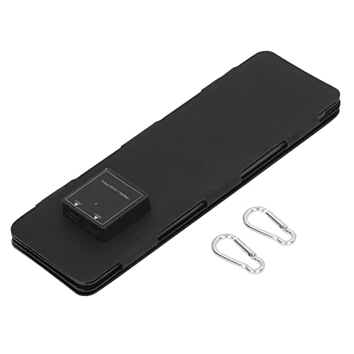 Mini-Solarpanel, Tragbares Solarpanel für Solargenerator und USB-Geräte, Faltbares 14-W-Dual-USB-Solarpanel-Ladegerät für den Außenbereich, Spannungsregler (BLACK) von YWBL-WH
