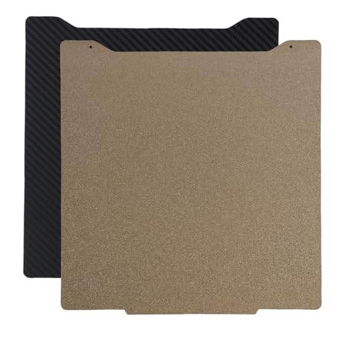 Robustes PEI Strukturiertes Slick Pet Carbon Faser 3D -Drucker -Build -Platte, Kratzerd, Einfache Reinigung, für Prusa Mini, Kompatibel mit PLA, ABS, PETG von YWBL-WH