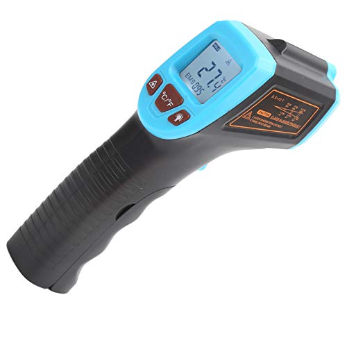 Temperaturmesspistole, Infrarot-Thermometer, mit LCD-Anzeige Berührungsloses Industrie-Thermometer GM320S(Blau), Infrarot- und -Thermometer von YWBL-WH