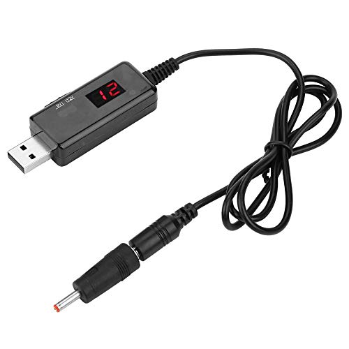 USB 9V bis 12V DC Aufwärtswandler Transformator Ladespannungswandler Kabel mit LED-Anzeige von YWBL-WH