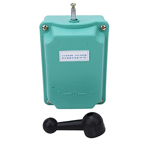 Wasserdichter Vorwärts-/Rückwärtsschalter mit Kunststoffschalengriff, Geeignet für Ein- und Dreiphasenmotoren (QS-60) von YWBL-WH