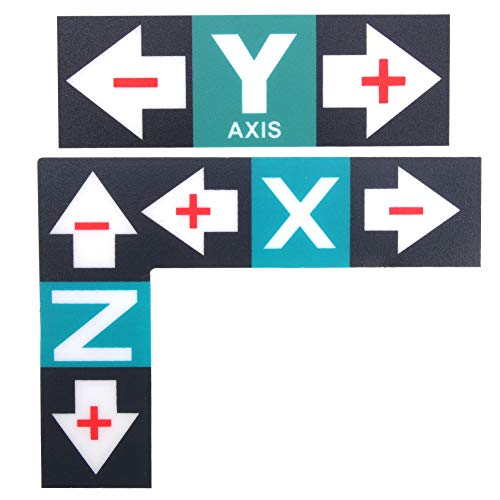 XYZ Marker Bedienungsanleitung Etikettenaufkleber-Set, Hergestellt aus Ausgezeichnetem Kunststoffmaterial für Graviermaschinen von YWBL-WH