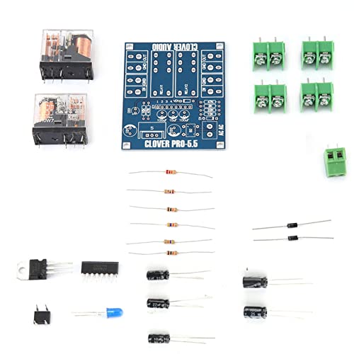 YWBL-WH Lautsprecher Schutzplatine Modul DIY Kit AC 12V-24 V Dual Relais Spannungsregler von YWBL-WH