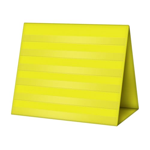 YWJLQH Desktop Kartenanzeige für Lernmaterialien, Faltbarer Kartenhalter für Kinder, Gelb YWJLQH Desktop Kartenanzeige für Lernmaterialien, Faltbarer Kartenhalter für Kinder, Gelb von YWJLQH