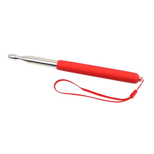 YWJLQH Teleskoper Lehrer Zeiger Tragbarer Handheld Stab für Whiteboard Präsentationen, Rot YWJLQH Teleskoper Lehrer Zeiger Tragbarer Handheld Stab für Whiteboard Präsentationen, Rot von YWJLQH