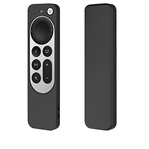Silikonhülle für Apple TV 4K ，Apple TV Siri Remote 2nd Gen 2021 Leichte stoßfeste Remote-Schutzhülle von YWL