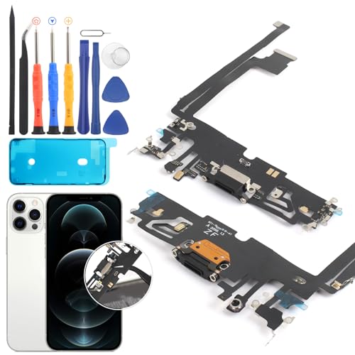 Ersatz für iPhone 12 Pro Max Ladeanschluss Dock Connector für iPhone 12 Pro Max Ladeanschluss Flex Kabel Ersatz USB Ladegerät Board Flex Kabel Montage Zubehör mit Reparaturwerkzeugen Ersatz für iPhone 12 Pro Max Ladeanschluss Dock Connector für iPhone 12 Pro Max Ladeanschluss Flex Kabel Ersatz USB Ladegerät Board Flex Kabel Montage Zubehör mit Reparaturwerkzeugen von YWLRONG